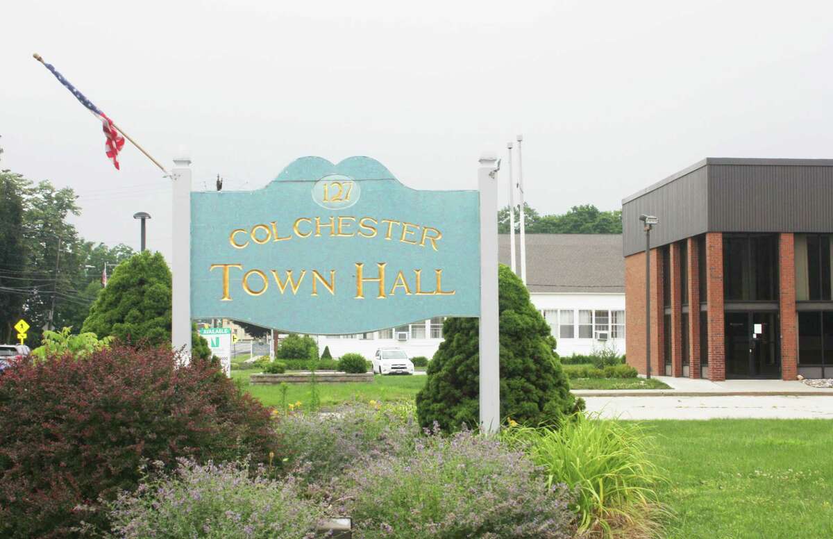 File photo: Colchester Town Hall at 127 Norwich Avenue. This photograph does not show the proposed Old Amston Road data-center site.