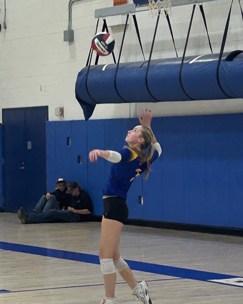 Ellis Tech volleyball action from the school’s October 7, 2026 post reporting Monday’s 3–2 win over Goodwin Tech.