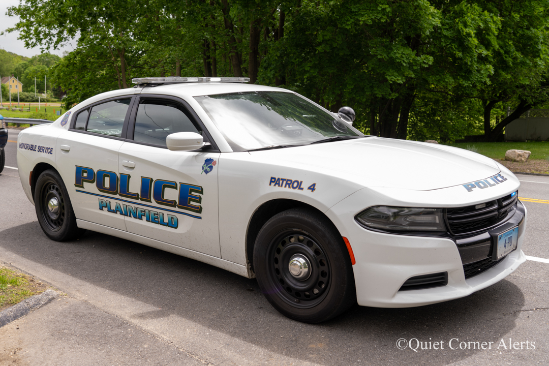 File photo: Plainfield Police Department (Connecticut) vehicle. This is an archival department photo, not the incident reported.