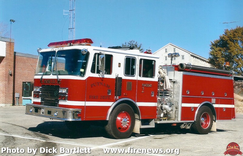 File photo: Putnam Fire Department (Connecticut) vehicle. This is an archival department photo, not the incident reported.