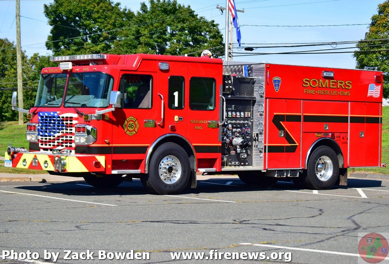 File photo: Somers Fire Department (Connecticut) vehicle. This is an archival department photo, not the incident reported.
