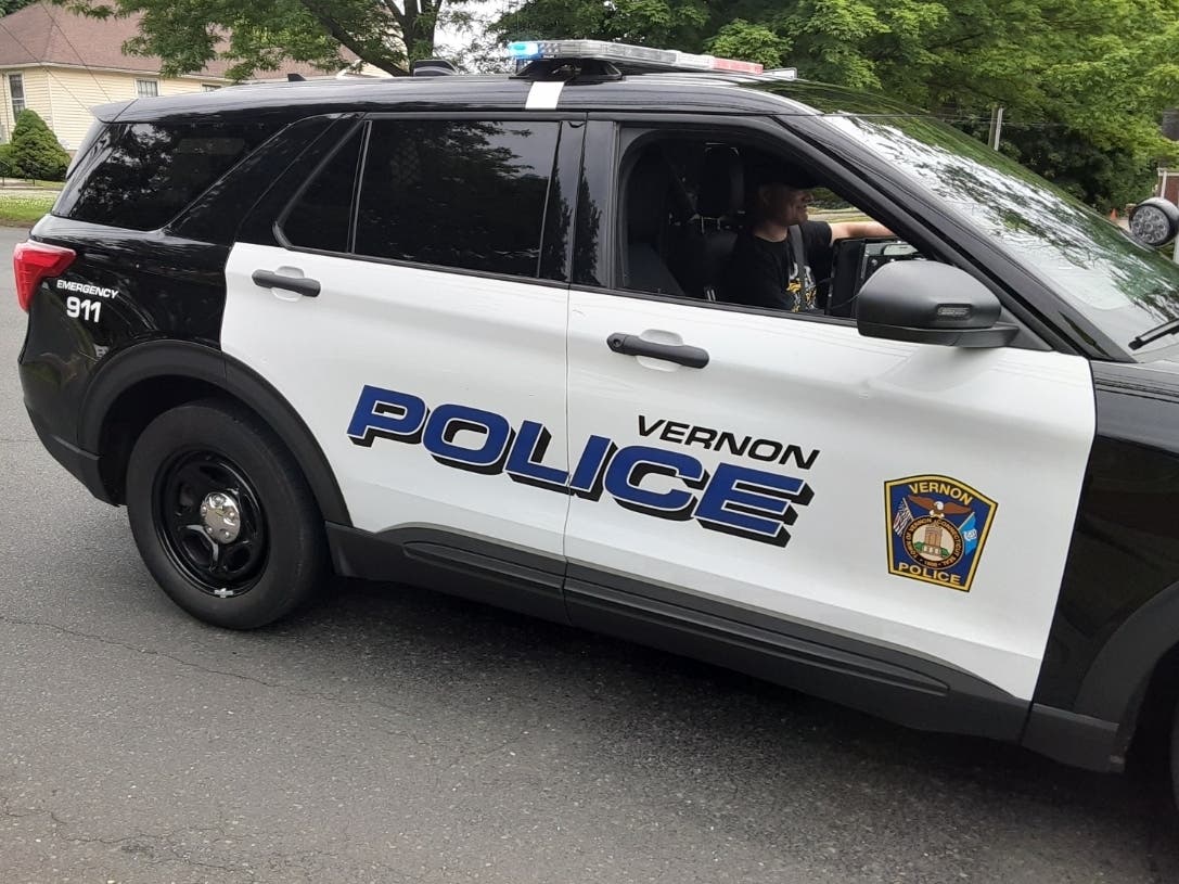 File photo: Vernon Police Department (Connecticut) vehicle. This is an archival department photo, not the incident reported.