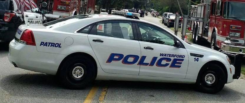File photo: Waterford Police Department (Connecticut) vehicle. This is an archival department photo, not the incident reported.