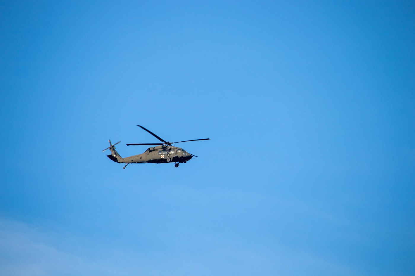 File photo: medical Black Hawk helicopter over Orange County, California; not the aircraft or event in this story