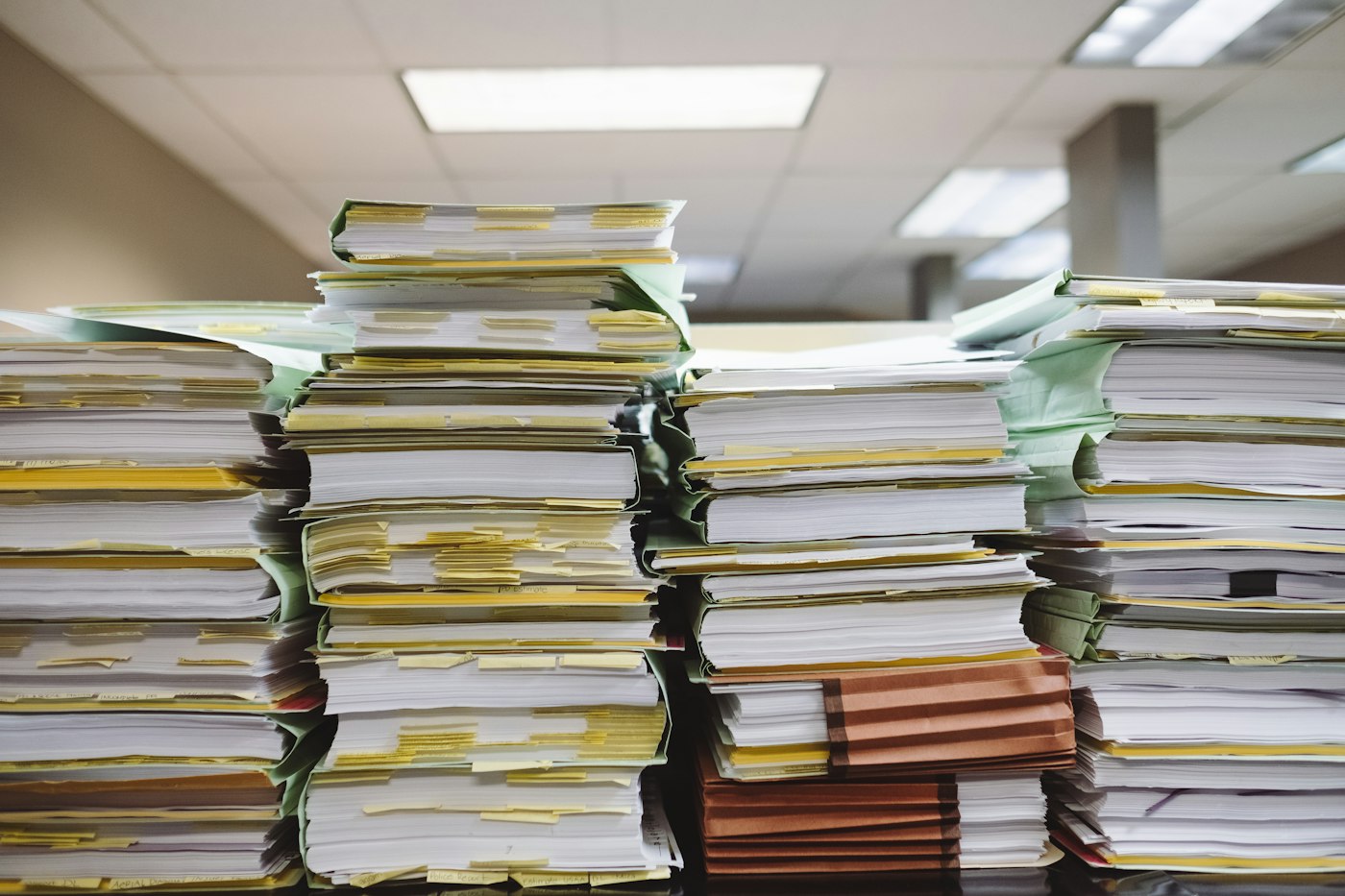 Generic file photo of paper files; not this story's people, location or event