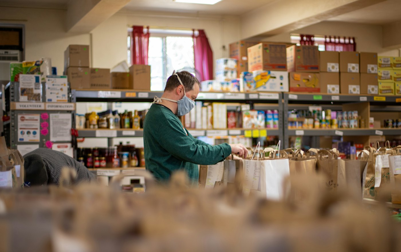 Generic file photo of food-pantry shelves; not this story's people, location or event