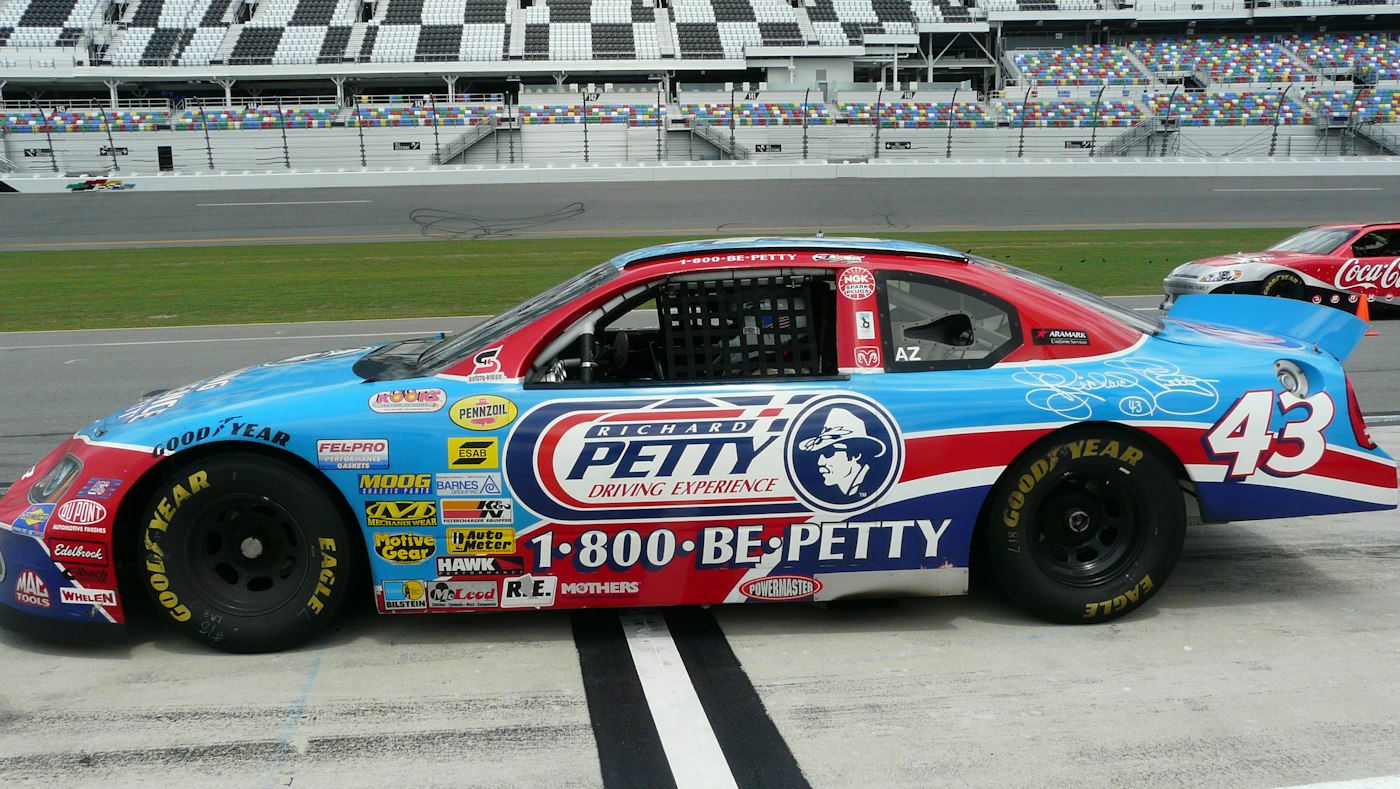 Generic file photo of a stock-car race; not this story's people, location or event