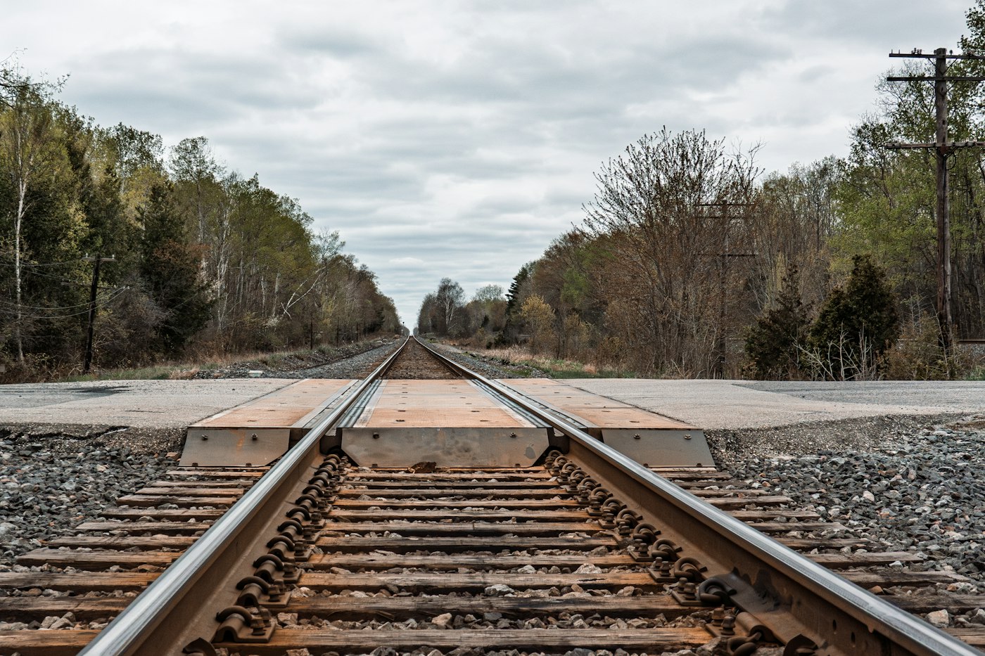 Generic file photo of railway tracks; not this story's people, location or event